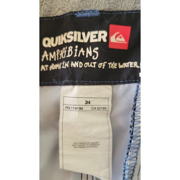 Men's Quiksilver Amphibians Plaid Shorts - Picture 3 of 3